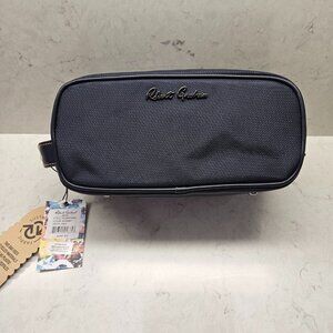 New With Tags Robert Graham Toiletry Travel Bag Hydrus Max Navy Blue Dopp Kit